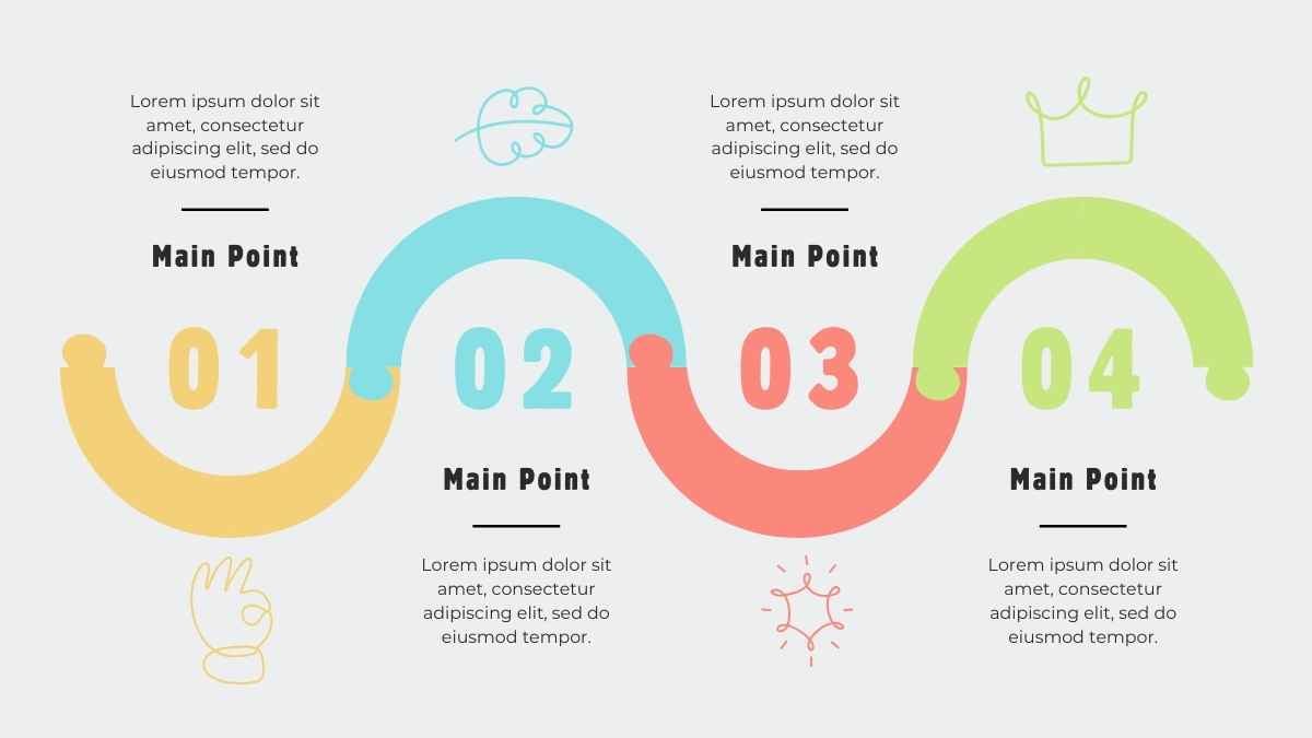 Pastel Puzzle Timeline Infographics - slide 13