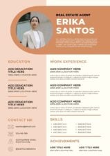 Slides Carnival Google Slides and PowerPoint Template Pastel Real Estate Agent CV Resume 2