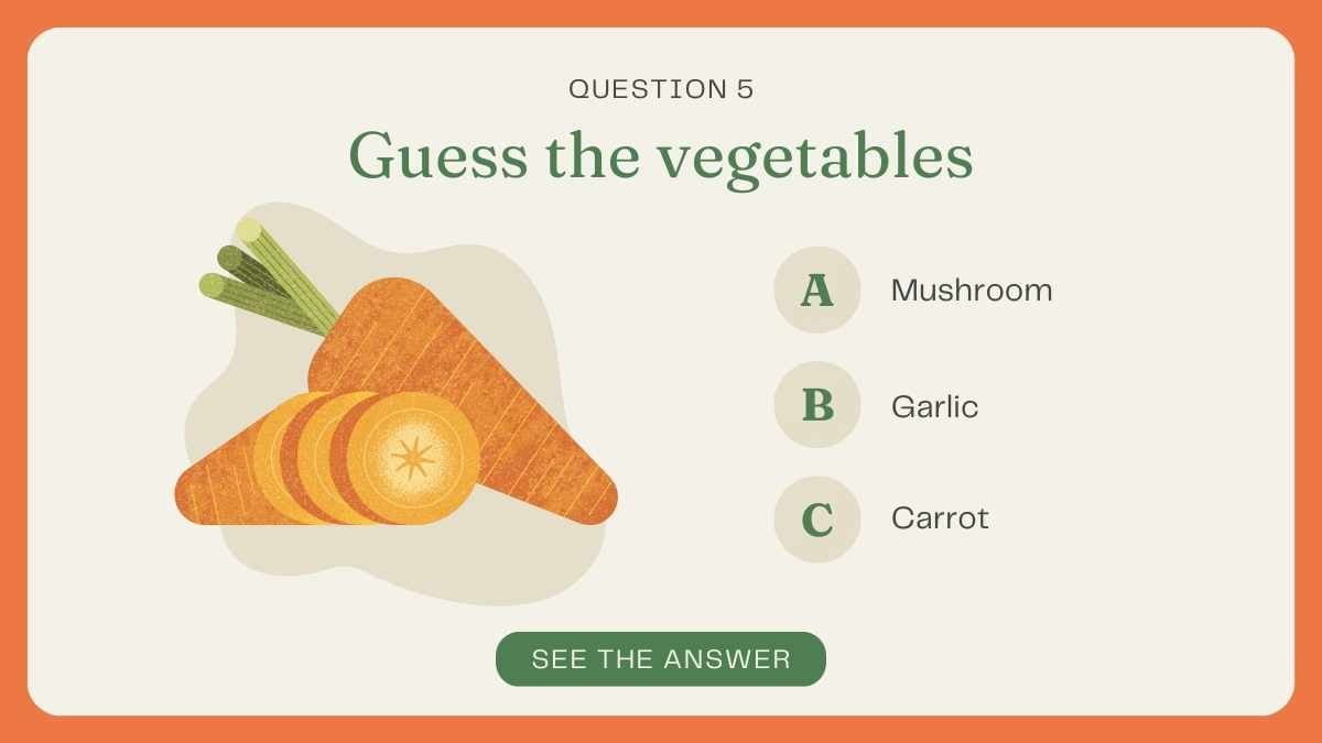 Pastel Guess the Vegetable Quiz Slides - slide 13