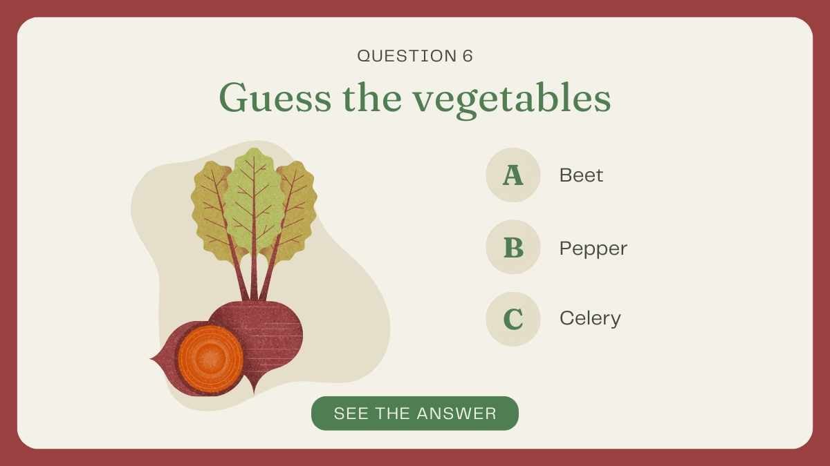 Pastel Guess the Vegetable Quiz Slides - slide 15