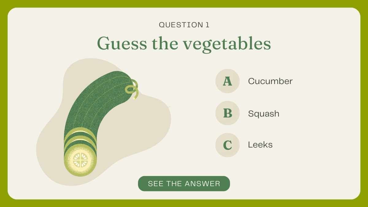 Pastel Guess the Vegetable Quiz Slides - slide 5