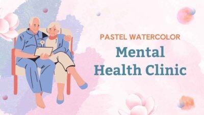 Pastel Watercolor Mental Health Clinic Slides