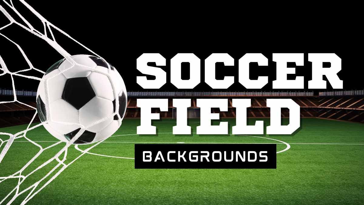 Photo-centric Soccer Field Background - slide 2