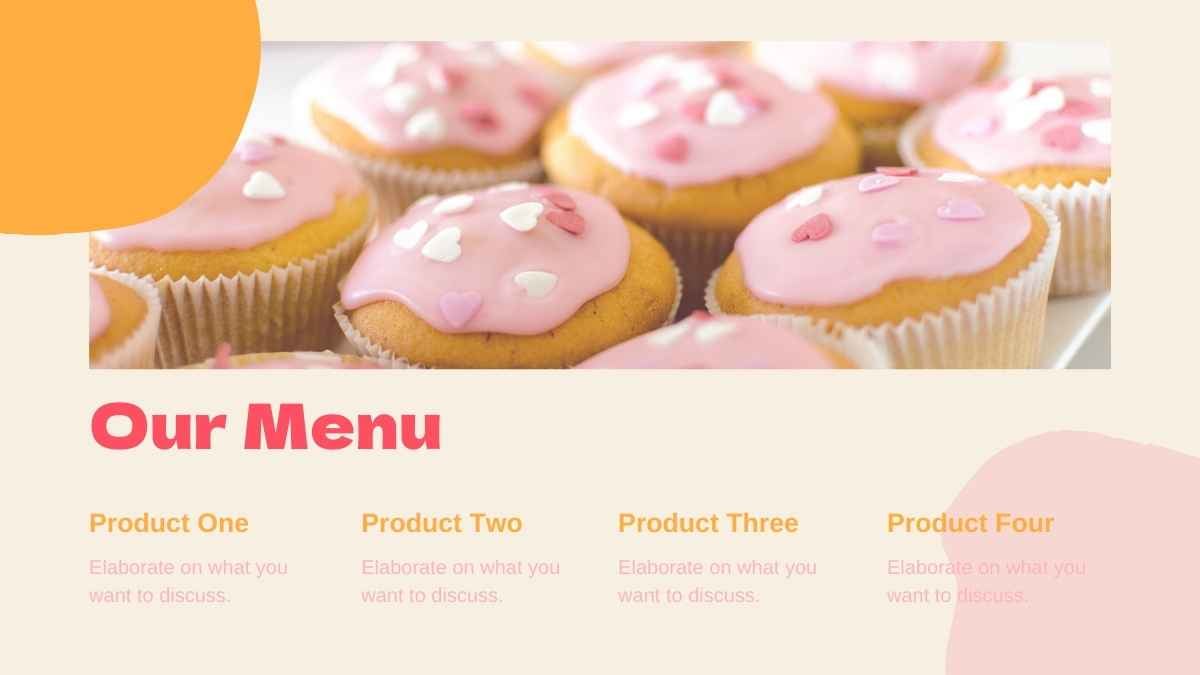 Lindas Plantillas Rosadas para el Plan de Marketing de una Marca de Repostería - diapositiva 10