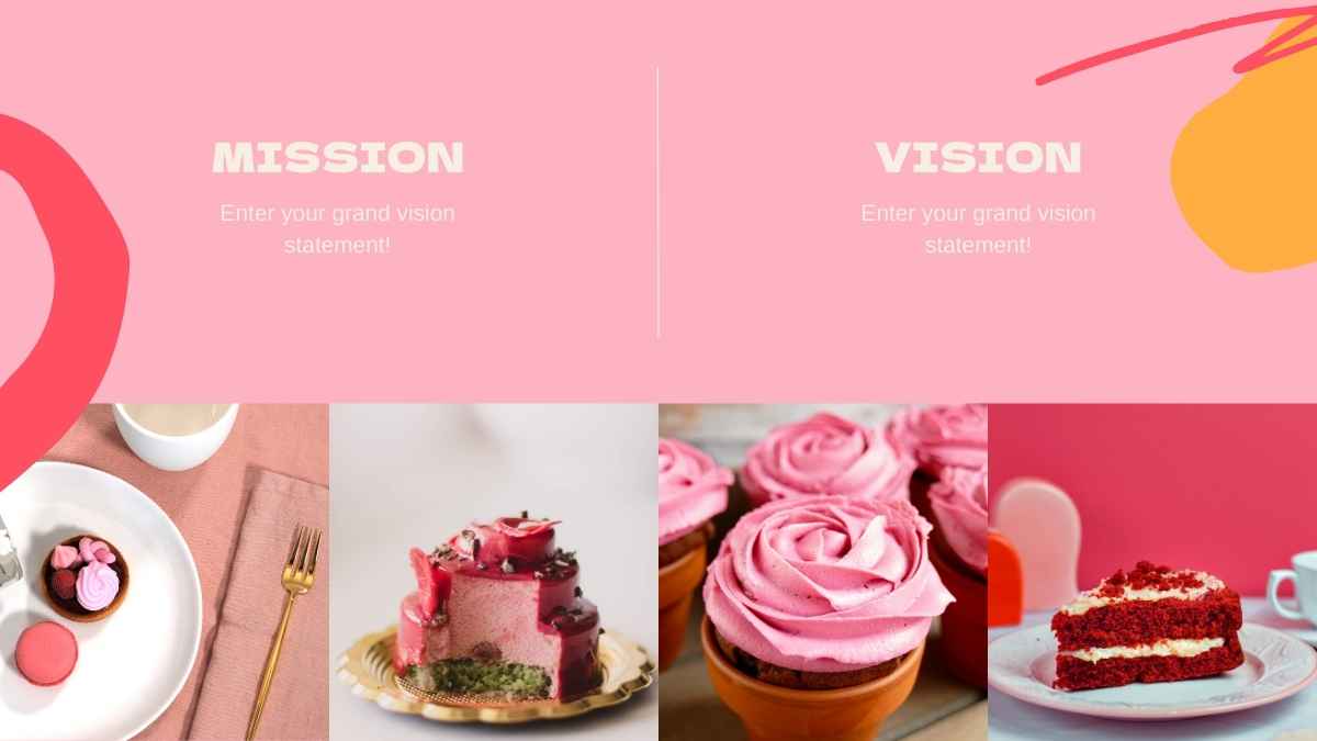 Lindas Plantillas Rosadas para el Plan de Marketing de una Marca de Repostería - diapositiva 7