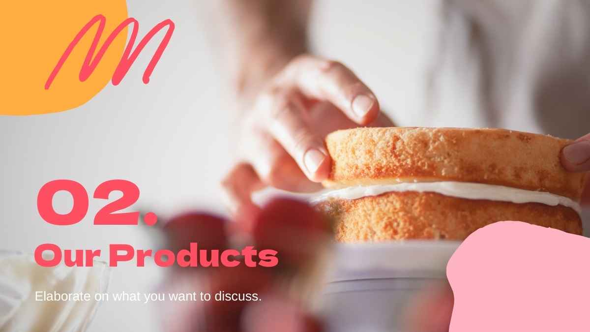 Cute Pink Bakery Brand Marketing Plan Slides - slide 9