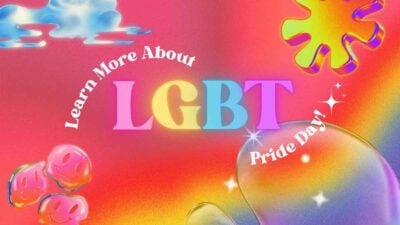 Slide Perayaan Kebanggaan LGBT Bergaya Y2K