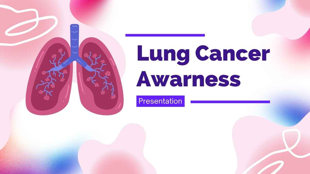 Lung Cancer Awareness Slides - slide 1