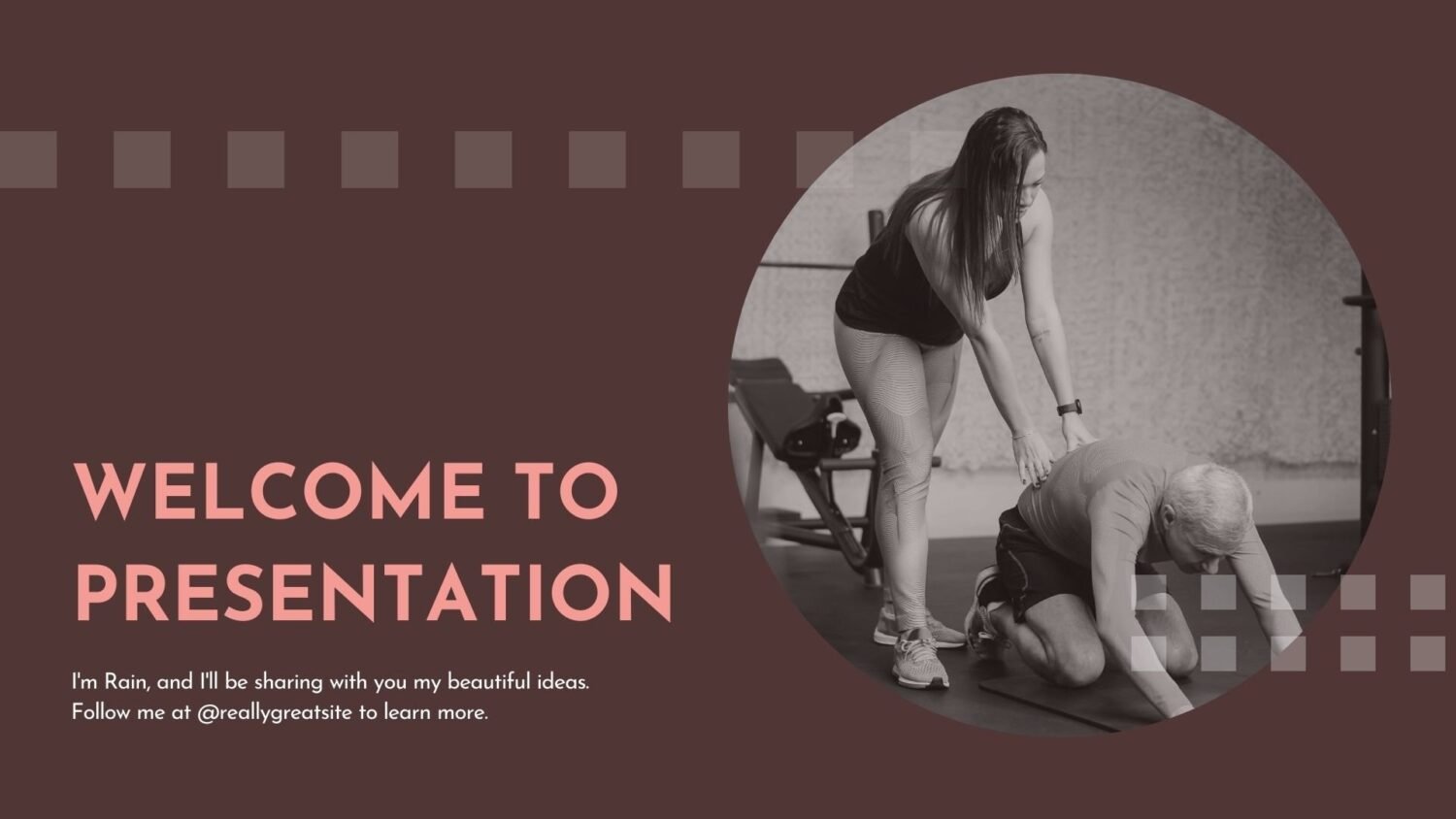 Pink and Brown Geometric Modern Personal Training Business Slides - slide 5