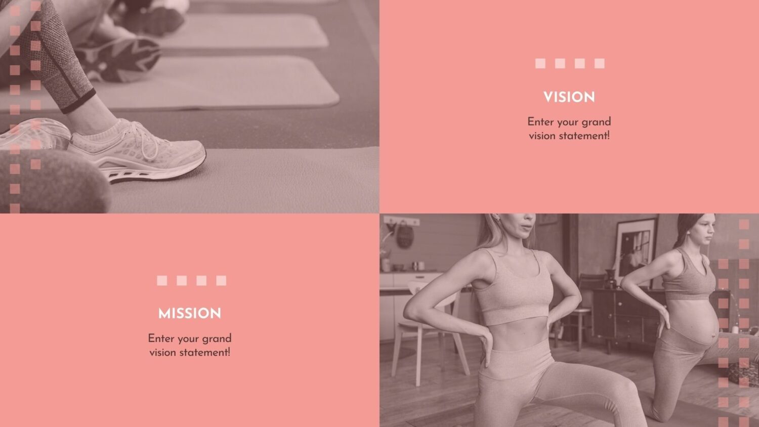 Pink and Brown Geometric Modern Personal Training Business Slides - slide 6