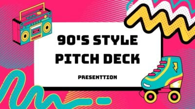 Illustrative Creative 90's Style Presentaion Slides