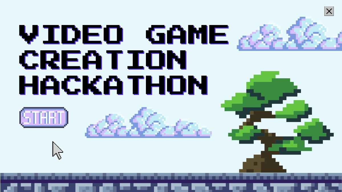 Pixel Video Game Creation Hackathon - slide 1