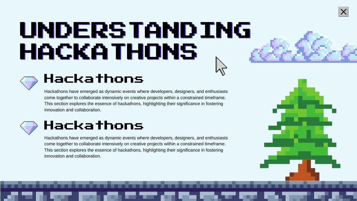 Pixel Video Game Creation Hackathon - slide 8