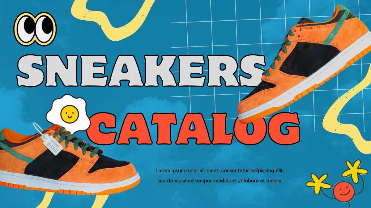 Catálogo de Plantillas de Stickers Juguetones para Zapatillas - diapositiva 1