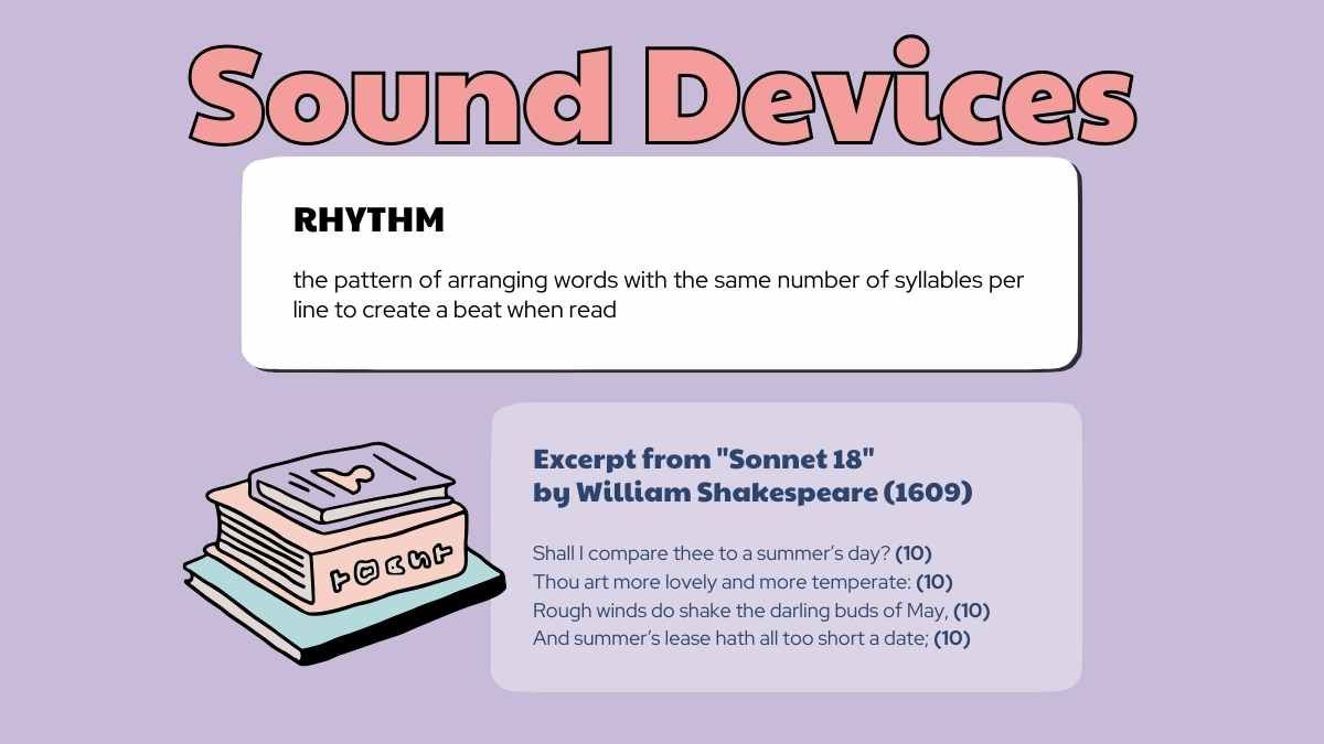 Poetic Sound Devices Lesson for High School - slide 6