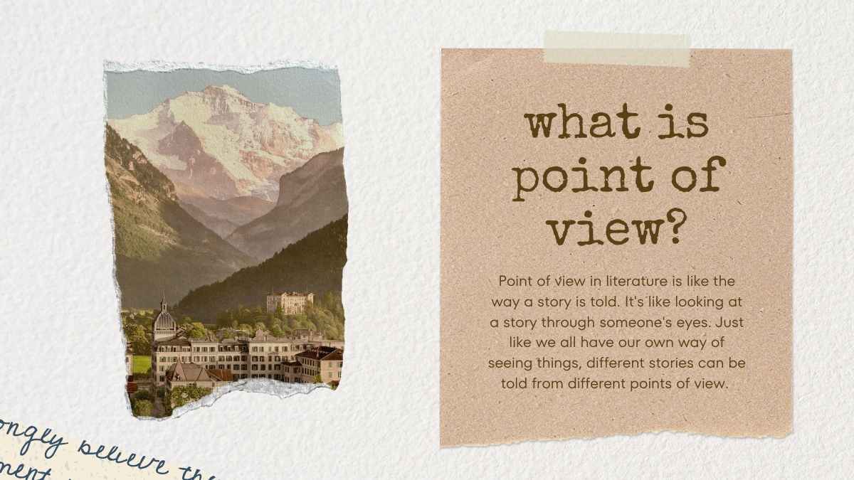 Point of View and Author's Purpose Lesson for Middle School - slide 4