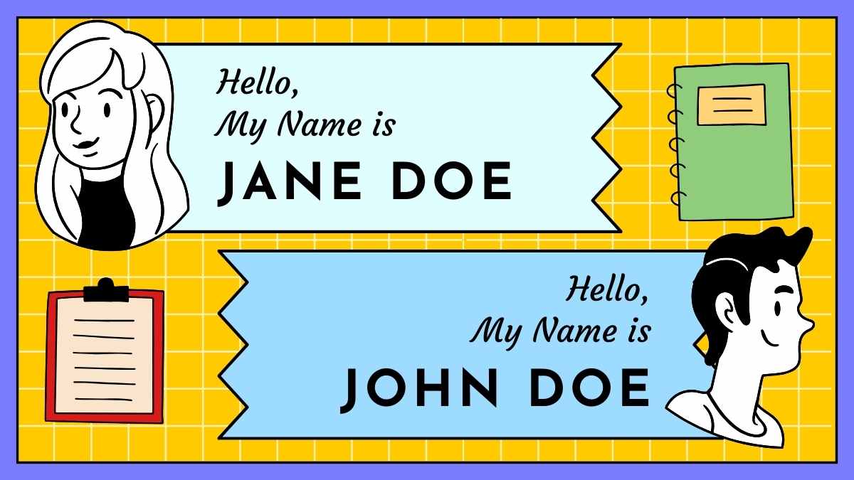 Pop Illustrated Hello My Name is Flashcards - slide 11