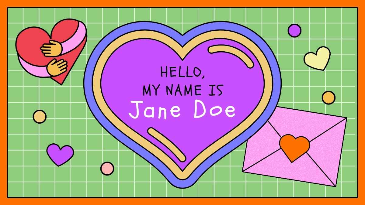 Pop Illustrated Hello My Name is Flashcards - slide 3