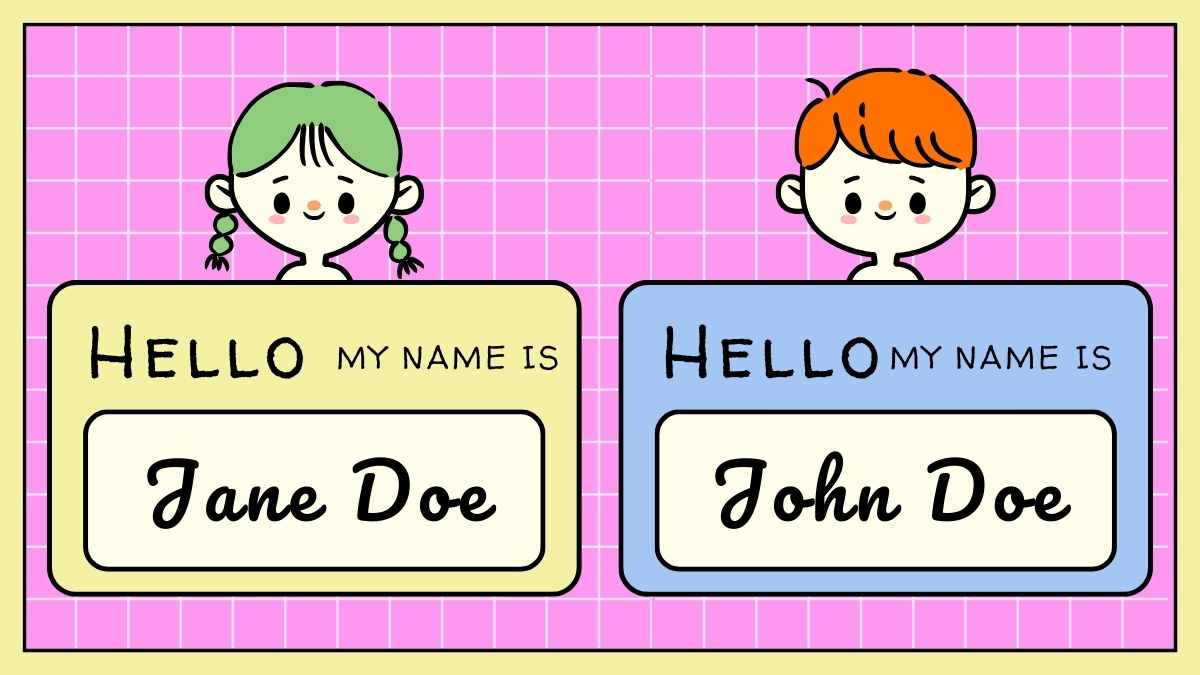 Pop Illustrated Hello My Name is Flashcards - slide 5