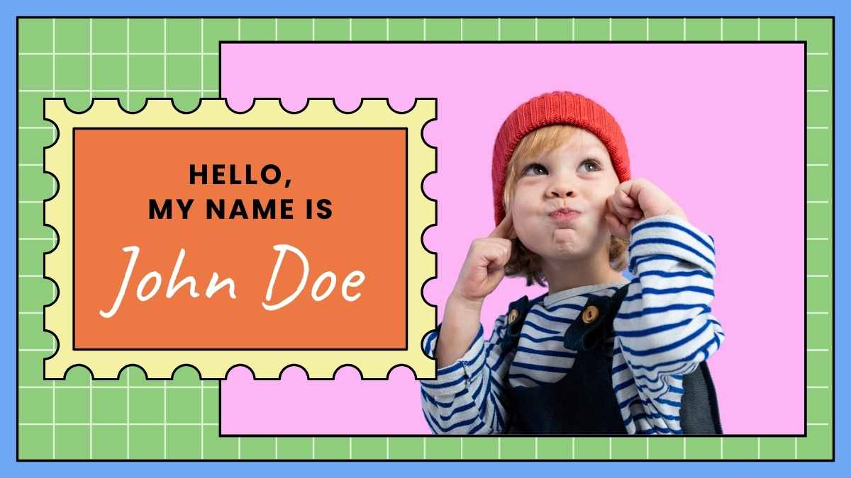 Pop Illustrated Hello My Name is Flashcards - slide 6