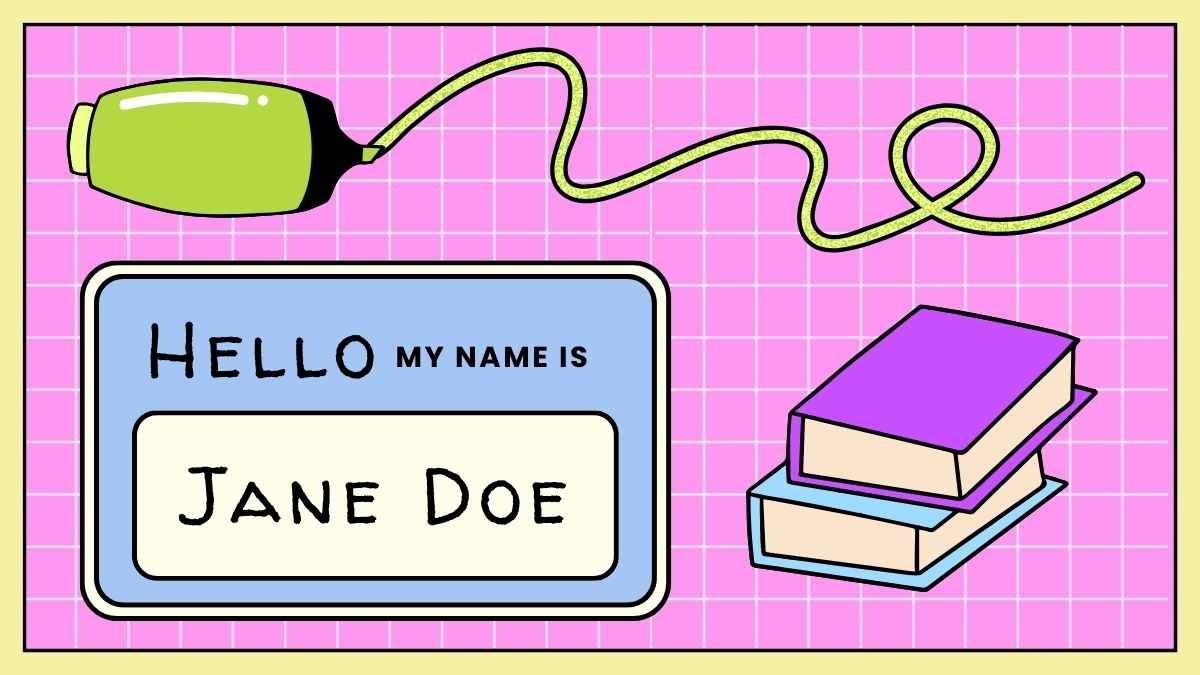 Pop Illustrated Hello My Name is Flashcards - slide 7