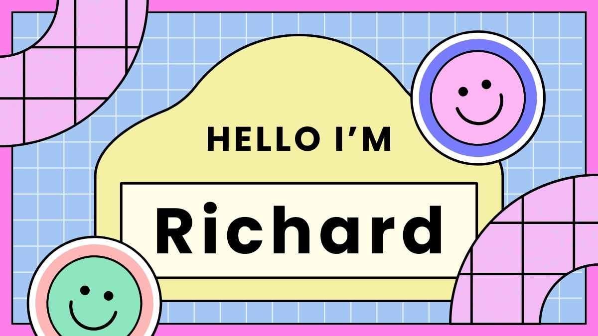 Pop Illustrated Hello My Name is Flashcards - slide 9