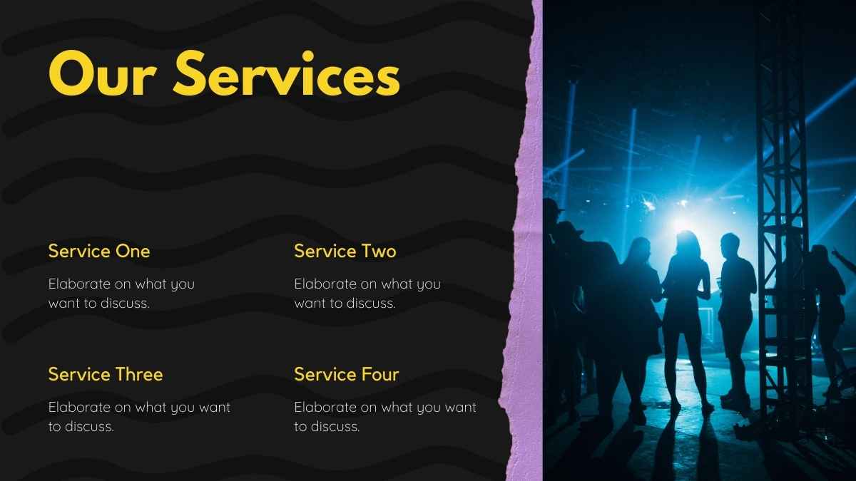 Pop Music Festival Marketing Plan Black Creative Business Slides - slide 15