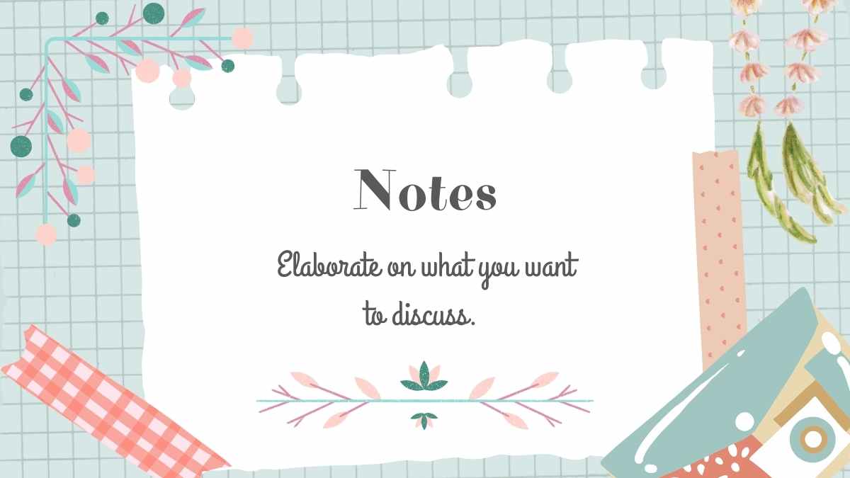 Notas Estéticas Bonitas para Plantillas Escolares - diapositiva 8