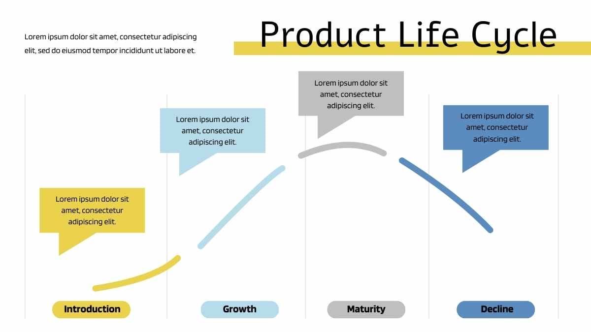 Modern Minimal Product Life Cycle Infographic - diapositiva 12