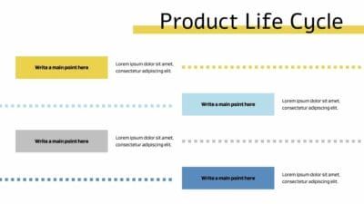 Modern Minimal Product Life Cycle Infographic