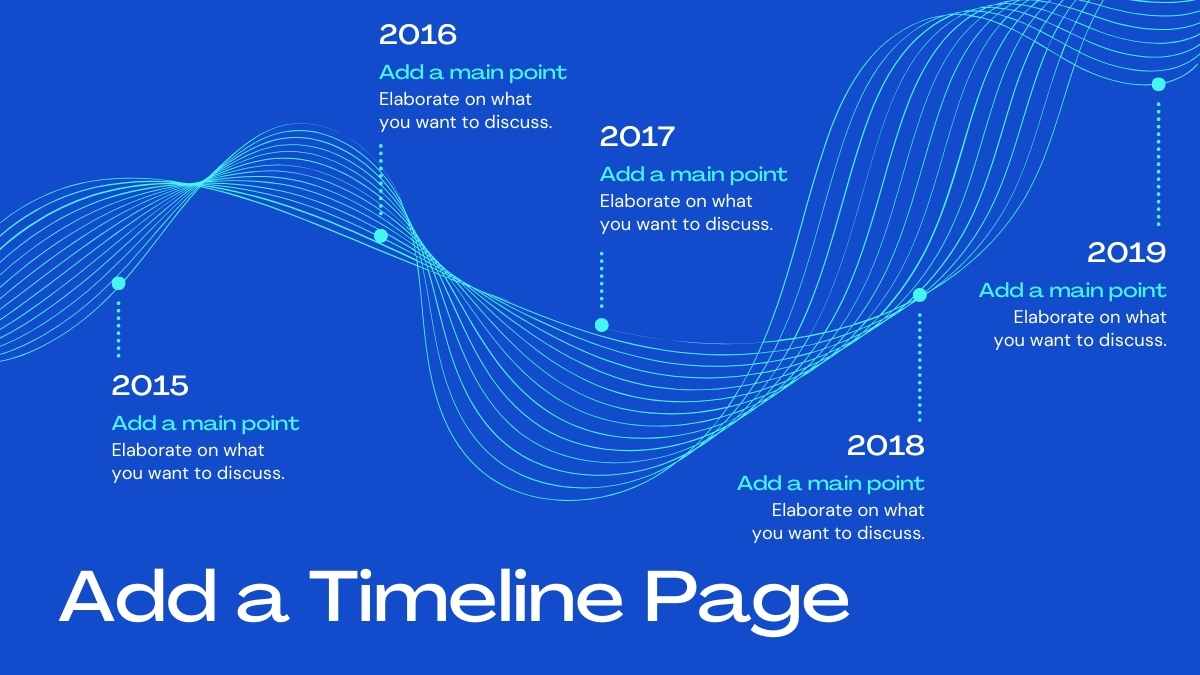 Slide Timeline Profesional Perusahaan - slide 5