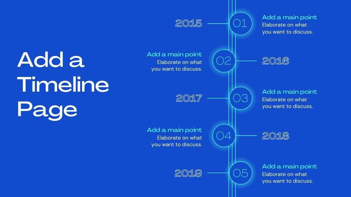 Slide Timeline Profesional Perusahaan - slide 6