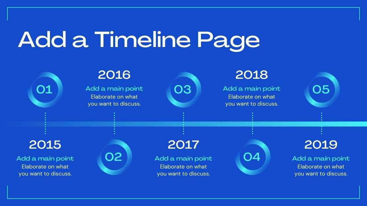 Professional Company Timeline Slides - slide 8