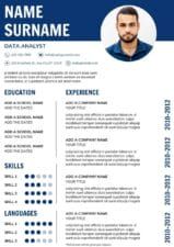 Slides Carnival Google Slides and PowerPoint Template Professional Data Analyst Resume 1