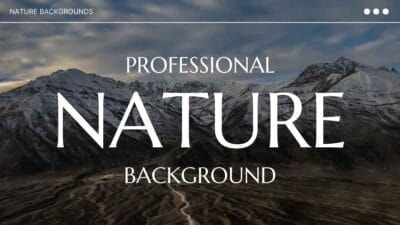 Professional Nature Background Slides