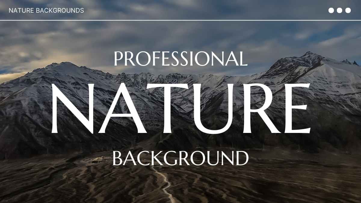 Professional Nature Background Slides - slide 1