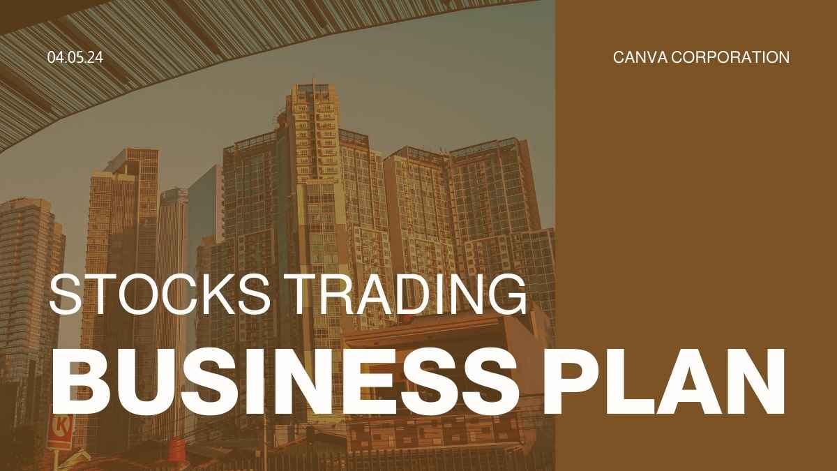 Professional Stocks Trading Business Plan - slide 1