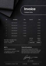 Professional Tax Invoice Template