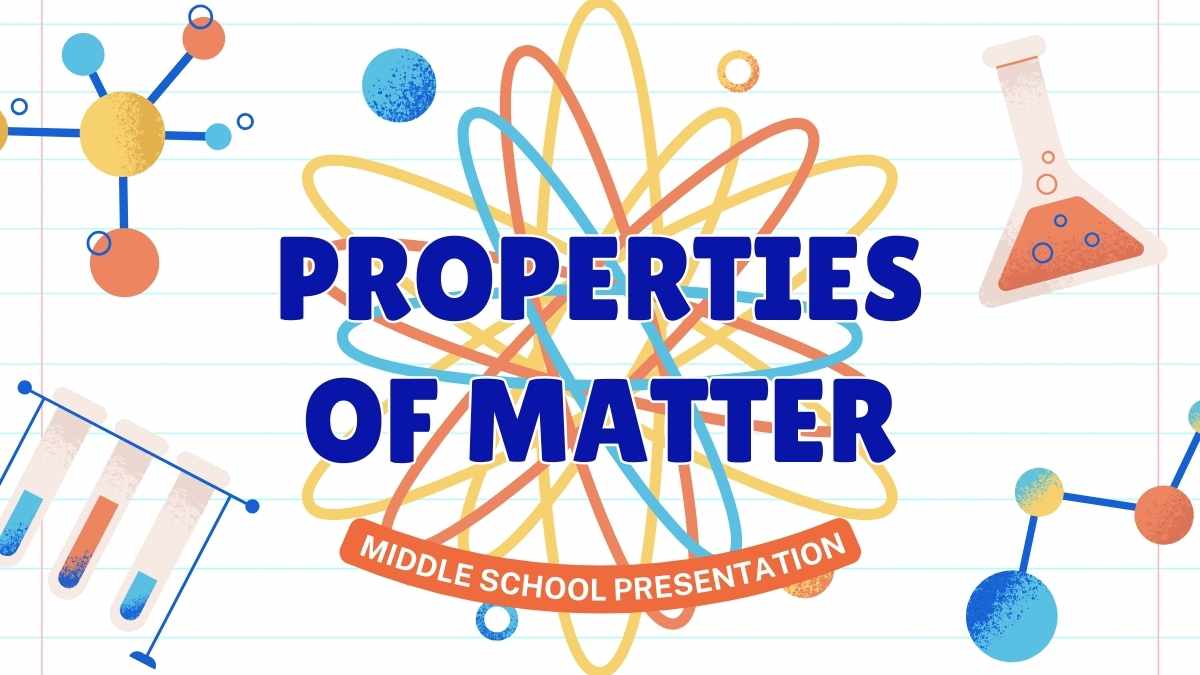 Properties of Matter White Lesson Slides - slide 1