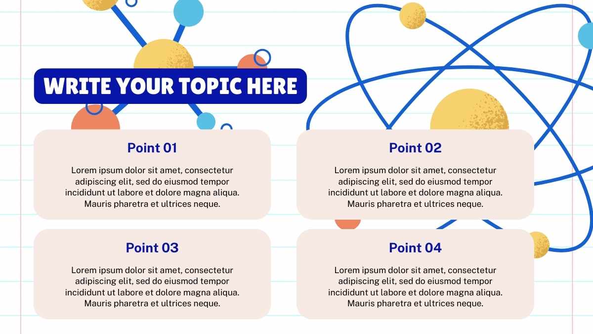 Plantillas Blancas para Lecciones sobre Propiedades de la Materia - diapositiva 11