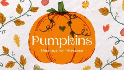 Pumpkins Minitheme for Marketing Slides