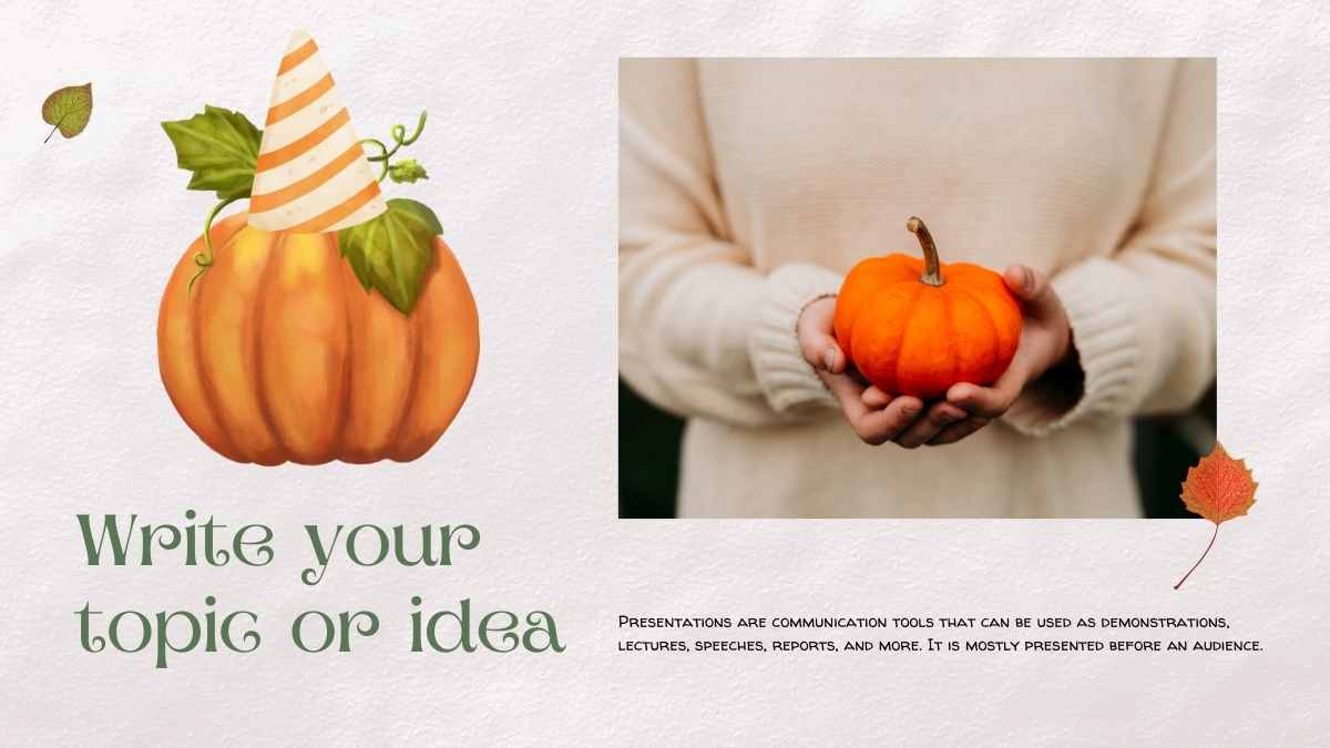 Pumpkins Minitheme for Marketing Slides - slide 9