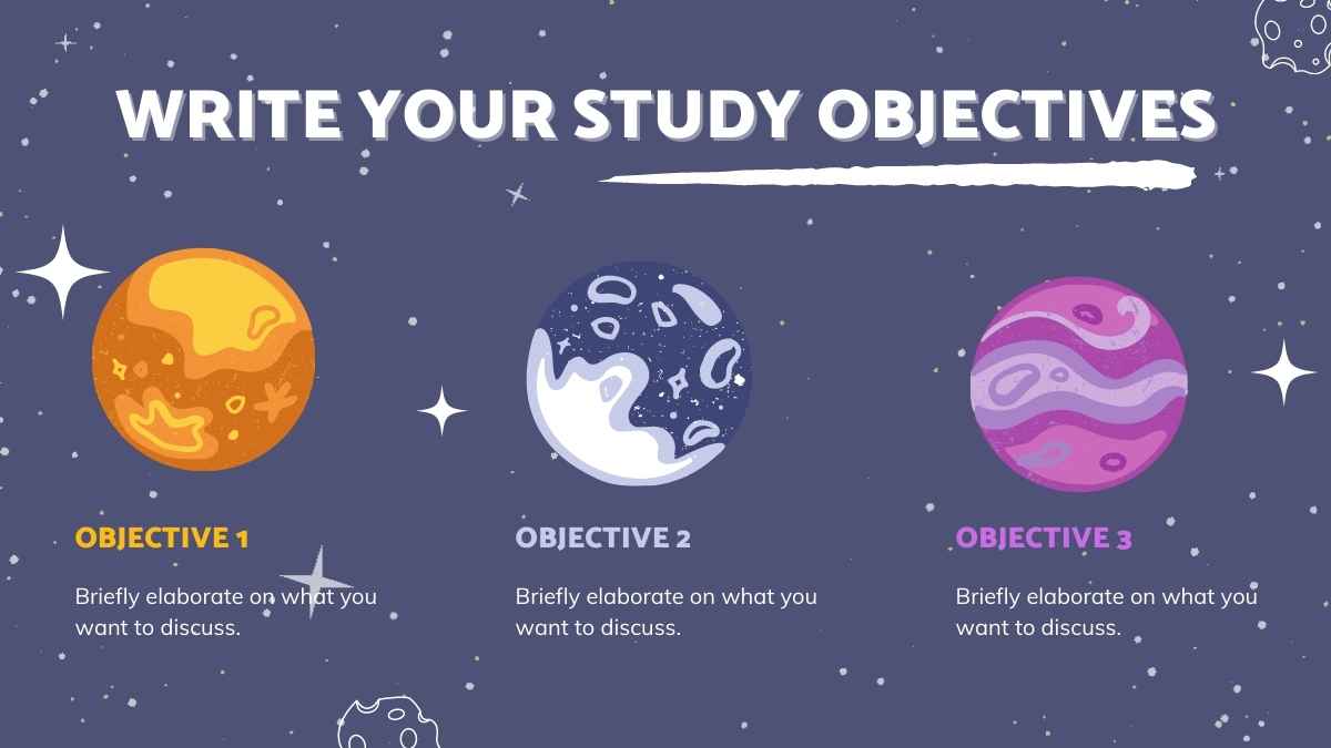 Slides de Tese em Estilo Espacial Moderno e Ilustrativo Roxo - deslizar 10