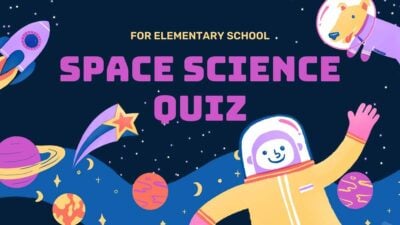 Illustrated Space Science Quiz Slides