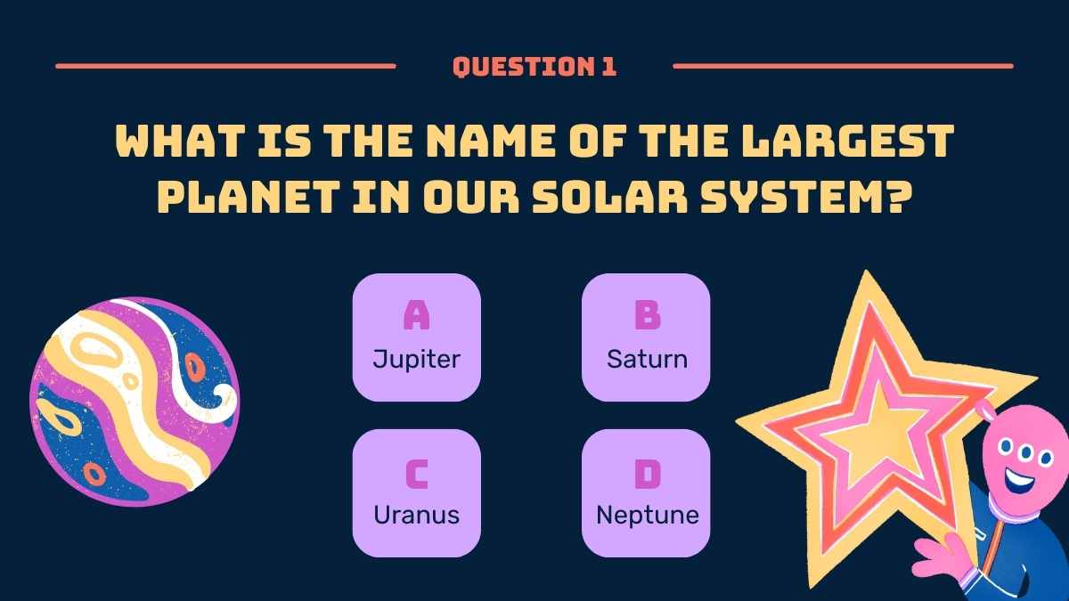 Illustrated Space Science Quiz Slides - slide 9