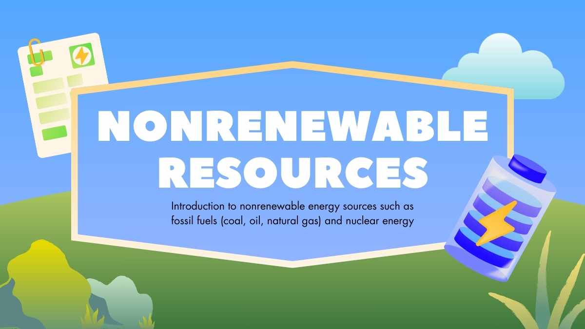 Renewable and Nonrenewable Resources Science Lesson for Middle School - slide 13