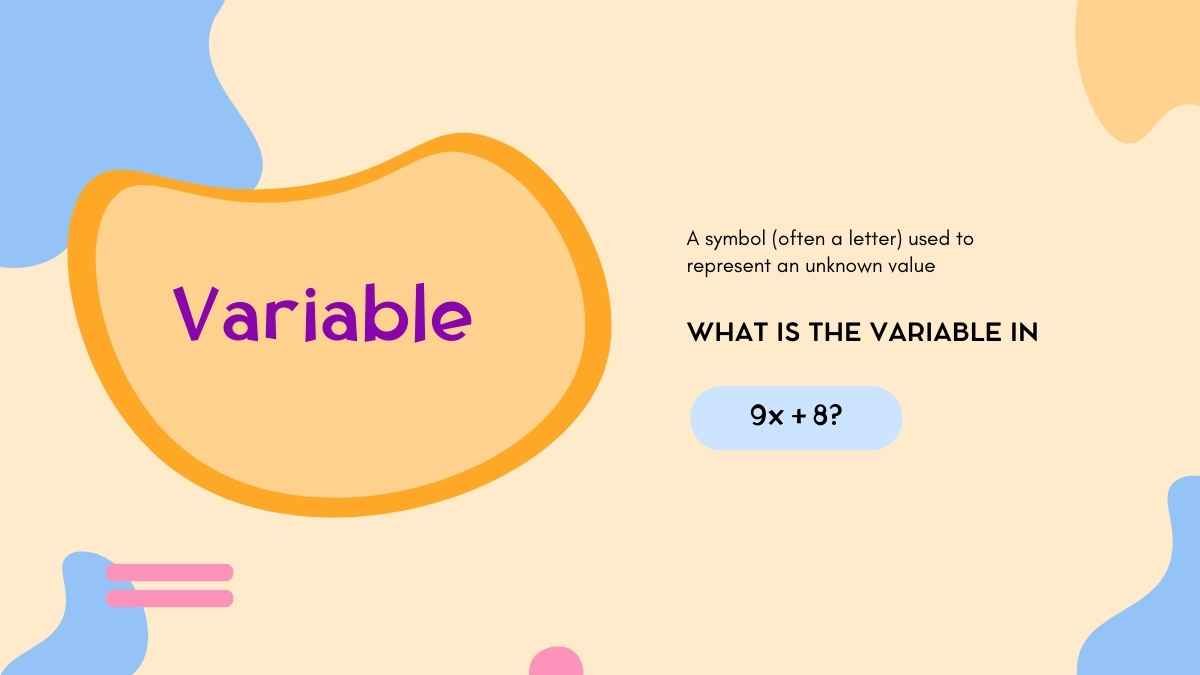 Representing and Translating Algebraic Expressions Math Lesson for Middle School - diapositiva 9