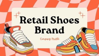 Orange Retail Shoes Company Profile Slides