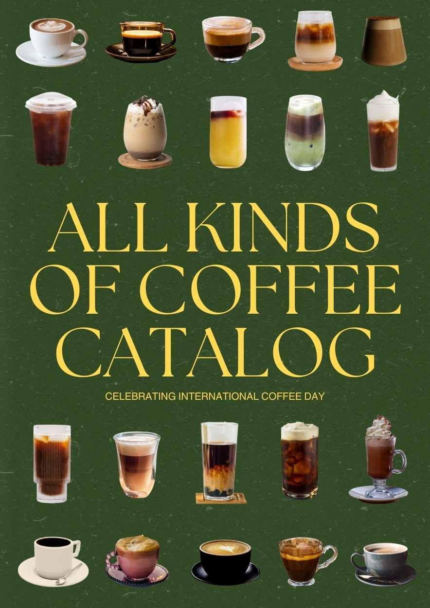 Retro All Kinds of Coffee Catalog: Celebrating International Coffee Day - diapositiva 1