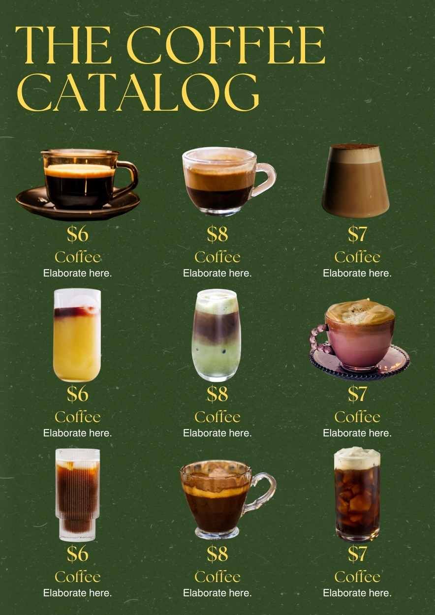 Retro All Kinds of Coffee Catalog: Celebrating International Coffee Day - diapositiva 3